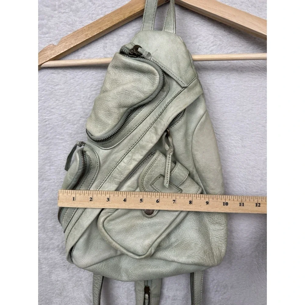 Free People We The Free Sparrow Convertible Sling Distressed Leather Backpack